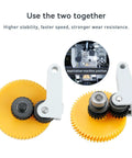 All Metal Hotend P1S Extruder Kit With Helical Gear And Hardened Steel Direct Drive for Bambu Lab X1 X1C P1 P1P 3D Printers