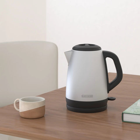 1.7L Cordless Electric Kettle With Rapid Boil Technology And Auto Shutoff, Stainless Steel Water Heater For Tea And Coffee, KE1700SD
