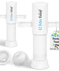Two Pack Kid Friendly Bug Bite Relief Suction Tool For Kids And Adults Venom Extractor Sucker, white plastic, 2-pack