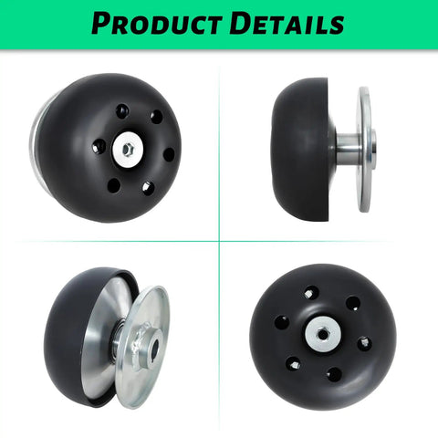 30 Series Torque Converter Driver Clutch Kit For Go Karts And Mini Bikes Three Quarter Inch Shaft Fits Most Clone Engines Replacement Part For Three Quarter Bore Mini Bike And Go Kart Setups Durable High Performance Easy Install, side and top views of clutch drive.