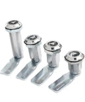 Keyless Cylindrical Lock 304 Stainless Steel For Cabinets And Small Lock Boxes Waterproof And Rust Proof Non Key Retaining With Reversible Stop Mechanism Built Tough And Made To Last Easy Install