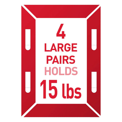 Large Picture Hanging Strips 120 Pairs 240 Strips Hassle Free No Tools Needed Damage Free Hangers For Picture Frames Easy To Use Wall Decor Safe On Smooth Surfaces White Adhesive packaging illustration showing 4 pairs holding 15 lbs