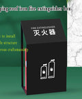 Heavy Duty Stainless Steel Fire Extinguisher Lock Box Cabinet With Hassle Free Wall Mount Rack For Secure Home Garage And Workshop Safety Gear Storage Built Damn Tough To Last, sloping roof design.