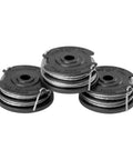 0.065 Inch Dual Line Trimmer Spool Replacement String, 3 Pack, Plug And Play Replacement Spools For Popular Lawn Trimmers, Fits 2101602 Series