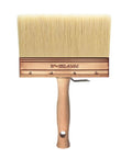 6 Inch Wide Deck Stain Brush Attachment For Walls And Wood Pro Grade Paint Applicator With Ergonomic Handle For Indoor Outdoor DIY Projects And Furniture Finishes