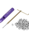 50 Pieces Stainless Steel Helicoil Thread Repair Kit M3 X 2D Set for Aluminum and Soft Metals DIY Friendly, inserts and tool shown