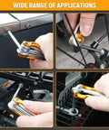 Top Tier 14-Piece Folding Hex Key Set With Metric And Torx Bits, Heavy Duty CR-V Steel Tools For Bike Repair And Hard Core Mechanics Jobs That Never Bend Or Strip And Built Tough For The Garage, used on bike parts