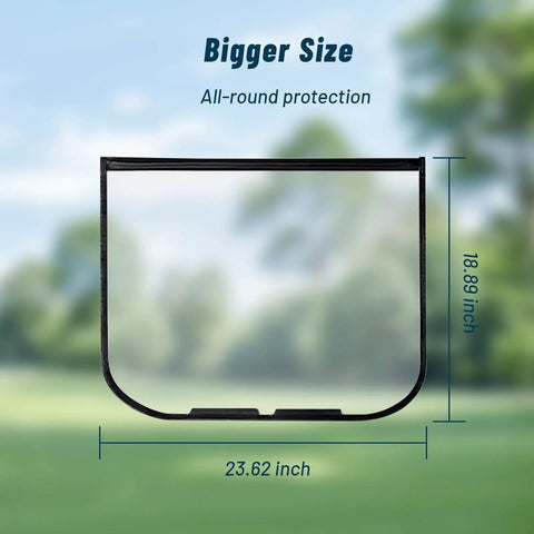 Heavy Duty Magnetic EV Charger Port Cover Waterproof Seal For Steel Electric Vehicles Blocks Rain Snow Dust During Charging - Dimensions 23.62x18.89 inches