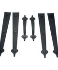 Garage Handle And Hinge Magnets Set Of 6 For Steel Doors Decorative Magnetic Hardware With Easy No Tool Installation