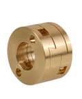 Upgrade Your 3D Printer With This Smooth Brass Oldham Coupling For Ender 3 V2 And CR10S Pro Make Z Axis Moves Way More Stable By Cutting Down Jams And Vibration On T8 Lead Screws, 8mm bore