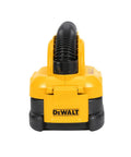 Front view of 20V Max Cordless Hand Vacuum for wet and dry cleanup with front utility nozzle visible