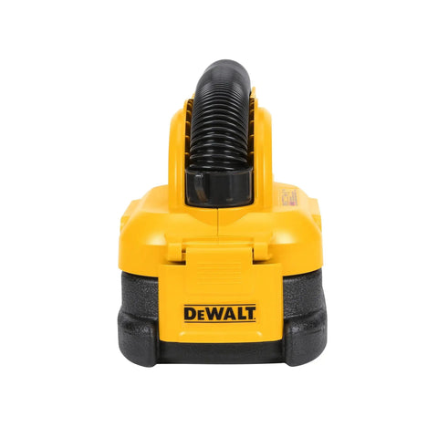 Front view of 20V Max Cordless Hand Vacuum for wet and dry cleanup with front utility nozzle visible