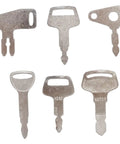 Six keys from 39-Piece Heavy Equipment Key Set And Construction Ignition Master Key Kit Replacement For Caterpillar Crown Deere