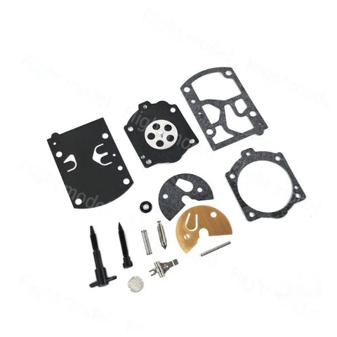 Carburetor Repair Kit For DLE170 170CC RC Aircraft Engine Metal Construction All In One Replacement Set components displayed