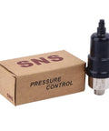 1/4 Inch NPT Pneumatic Adjustable Diaphragm Pressure Switch Integrated Normally Open And Closed, QPF N2, Stainless Steel Body