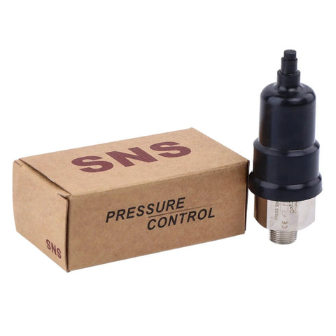 1/4 Inch NPT Pneumatic Adjustable Diaphragm Pressure Switch Integrated Normally Open And Closed, QPF N2, Stainless Steel Body