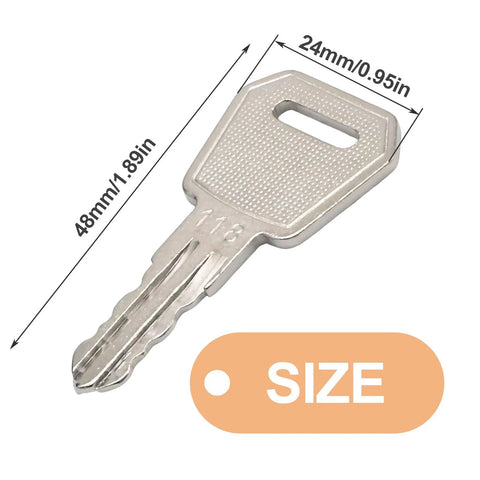 5 Pack Replacement Ignition Key Set For Big Joe Electric Pallet Jacks E30 EZ30 EPT20-15ET EPT20-18EA ES10 JX1 JX2 1115-500016-00