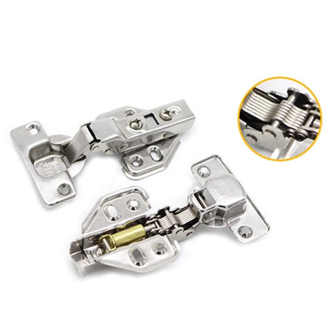 20 Piece Stainless Steel Hydraulic Cabinet Door Hinges With Soft Close Damper No Fuss Gold Finish Easy Install Clips Heavy Duty
