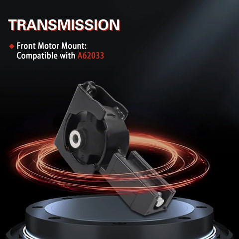 Scion TC Engine And Transmission Mount Kit 2005 2006 2007 2008 2009 2010 2.4L Auto front motor mount with orange coating