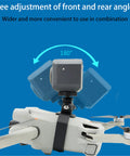 Top Mounted Camera Mount Adapter For DJI Mini 5 Pro And Mini 4 Pro with 180° adjustment on drone, showing mounting bracket.
