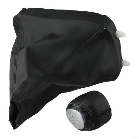 Upgrade Your Ride With This Sleek Black Manual Gear Shift Knob Kit For Saab 9-3 Models Years 2003 To 2012 Featuring A Durable Abs Plastic Construction Ergonomic Grip Design And Smooth 5 Or 6 Speed Operation Plus Gaiter Boot Base Cover Included. black ABS shift knob and gaiter boot kit for Saab 9-3 2003-2012