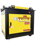 Heavy Duty Electric Rebar Bender Plus Bar Bending Machine 220V 3 Phase 4000W Motor with control panel, designed for steel rods.