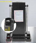 Shop Grade Hydraulic Toe Jack With Rapid Lift Springs And Tough One Piece Grip Claws Crafted From Heat Treated Steel For Knuckle Busting Mechanics And Weekend Grinds showing a close-up of the thickened base plate and spring design.