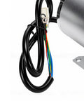 Close-up view of Electric Brushless DC Motor Kit 48V 2000W With Controller Display For Go Karts, Motorcycles, And Scooters, wiring detail.