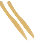 2 Piece Wooden Letter Opener Set With Handles Envelope Slitter And Paper Cutter For Office School And Home Mail Supplies Must Have Desk Sidekick For Quick Easy Mail Opening shown on white background