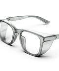 All Day Anti Fog Safety Glasses With Blue Light Protection For Men And Women Scratch Resistant Lenses Lab Goggles Eye Protection Eyewear Clear Lens In Grey Frame For Everyday Work And Home Use product image