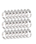 Heavy Duty 30 Pc Stainless Steel Hose Clamp Kit With Adjustable Worm Gear Design Perfect For Auto Marine Plumbing And Diy Projects To Secure Pipes Like A Boss Without Breaking The Bank. 30 stainless steel hose clamps