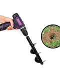 4 Inch By 12 Inch Garden Auger Drill Bit For Planting Bulbs And Flower Beds Planters With 3/8 Inch Hex Drive Fits Most Drills