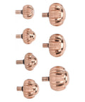 Rose Gold Watch Crown Replacement Kit Long Lightweight Portable Repair Tools Set 7 Pieces Alloy Diversified Sizes