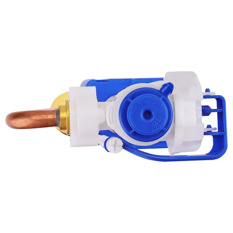 Side view of Toilet Fill Valve Assembly Replacement Kit Silent Fill Valve For Toilet Tanks Easy Install No Fuss Operation Double Refill Speed
