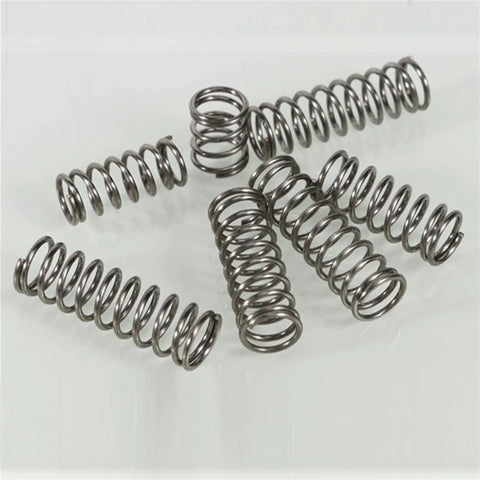 10 Piece Stainless Steel Extension And Compression Springs Kit 1mm Wire 8mm OD Micro Return Springs 15mm To 50mm Lengths