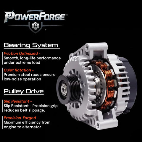 145 Amp 12V Heavy Duty Alternator For Chevy Silverado 1500 2005 2006, GMC Sierra 1500 2005 2007, Cadillac Escalade 2006