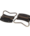 Bronze Tone Metal Puller Handles For Wooden Chests And Boxes 2 Pack With Screws 103mm Long Puller 62mm Wide 4.5mm Thick