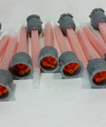Orange Square EPX Mix Nozzles For 45mL 10to1 Duo Pak Cartridges Bag Of 12 Pro Grade Precision Adhesive Dispensing laid out
