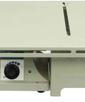Rugged Little Beast Mini Desktop Bench Lathe Machine With 350W Motor, a compact tool with a control panel and clean surface, perfect for polishing.