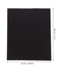 Premium Wet Dry Sandpaper Assortment Pack Featuring 60 To 320 Grit Sheets for heavy duty sanding, black sheet, 23 cm x 28 cm.