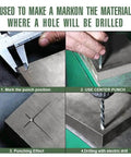 Step-by-step use of 12 Piece Punch And Chisel Set With Carrying Case For Metalworking Including Flat Chisels Center Punches Pin Punches And Conical Punch Ideal For DIYers Hobbyists And Pro Shops In The Garage Or Home