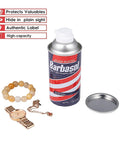 Diversion Safe Stash Can 11oz Travel Size With Food Grade Smell Proof Bag Discreet Hidden Compartment For Keys Cash And Valuables Ideal For Travel On The Go Gym Beach And Camping showing open can with jewelry