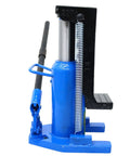 Beast Mode Rock Solid Heavy Duty Hydraulic Toe Jack With 10 Ton Lifting Capacity, blue steel design for garage and shop use.