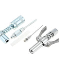 Grease Gun Tips And Couplers Kit With 90 Degree Adapter And 6 Prong Dual Handle Connector, Needle Tip Dispenser, Leak Proof Design