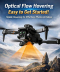 4K FPV Drone With Triple Camera System And Optical Flow Stabilization Obstacle Avoidance Long Range RC Quadcopter over mountains