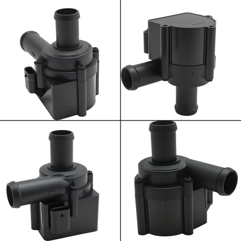 Auxiliary Engine Cooling Water Pump For Audi A6 A7 A8 Q5 RS7 S6 S7 S8 Straight Up Plug And Play Direct Swap view from multiple angles