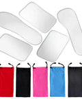 Five Piece Occlusal Photography Mouth Mirror Set With Rhodium Coated Intraoral Mirrors For Dentistry Pro Grade High Reflectivity Glass Reflector Kit For Easy Oral Inspection And Sharp Dental Imaging Intraoral Photography, five mirrors with pouches