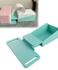 Keep Your Packing Game Strong With This Compact And Efficient Slick Thermal Printer Stand That Makes Feeding Fan Fold Shipping Labels A Breeze All Day Long, teal stand with thermal printer.