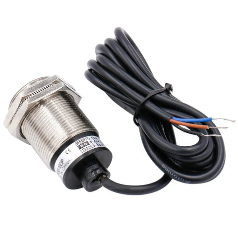 Inductive M30 Proximity Sensor Switch PR30-10DP Cylindrical 10mm Sensing Distance DC 12-24V Shielded 3-Wire PNP Normally Open Heavy-Duty Plug And Play Industrial Grade Sensor with wired lead