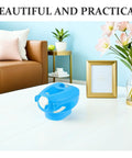Blue Pro Grade Pigeon Injection Holder For Easy Medicine Feeding on white table in cozy living room setting
